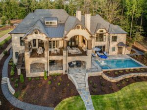 Old World Lake Keowee Custom Home