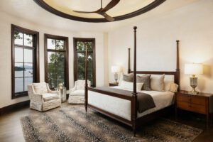 Custom Lake Home Primary Bedroom in The Cliffs Keowee Falls